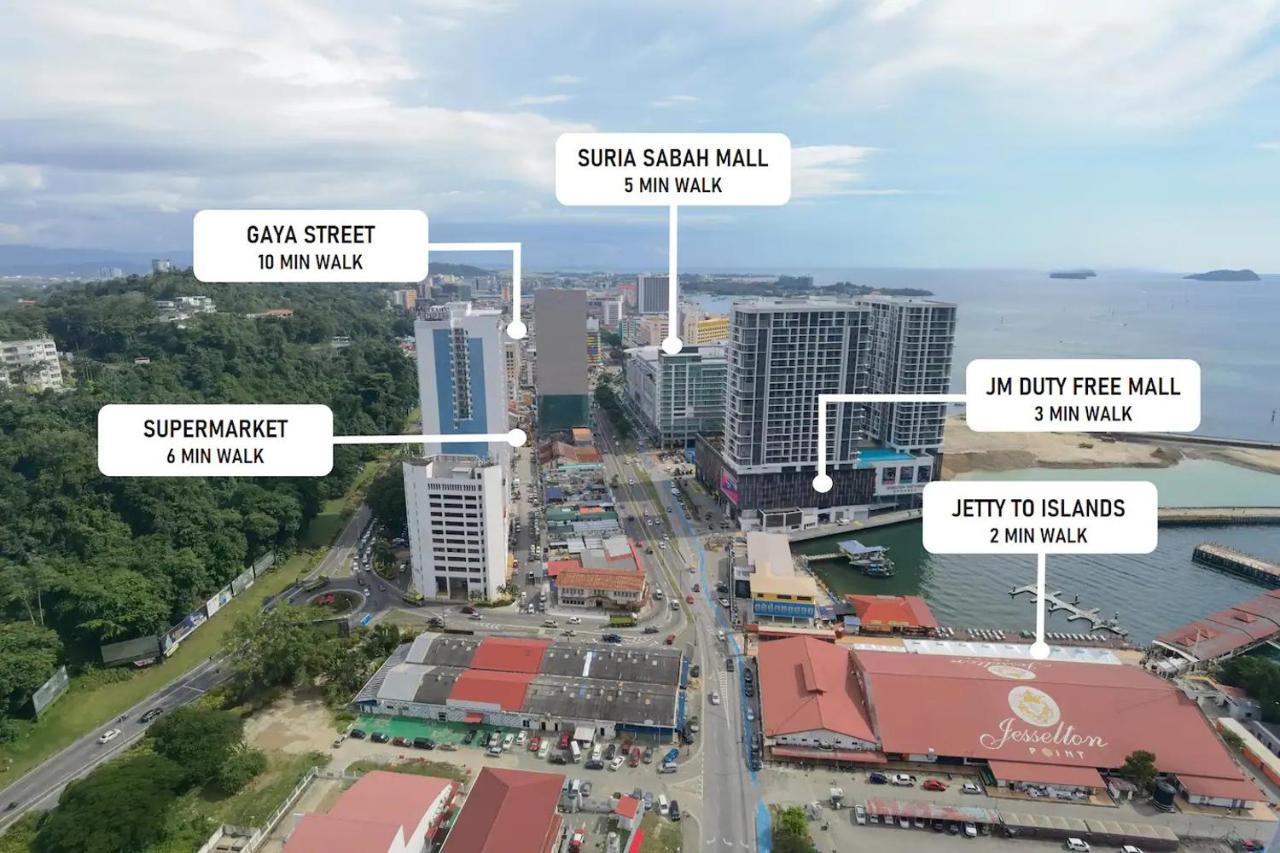Jesselton Quay Sea View 호텔 코타키나발루 외부 사진